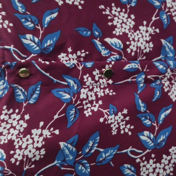 Madewell Button-Back Dress in Antique Floral V-Neck Dress Women's M - Picture 8 of 16